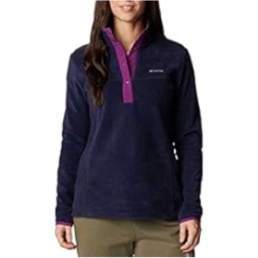 Columbia Women's Navy and Purple Jacket